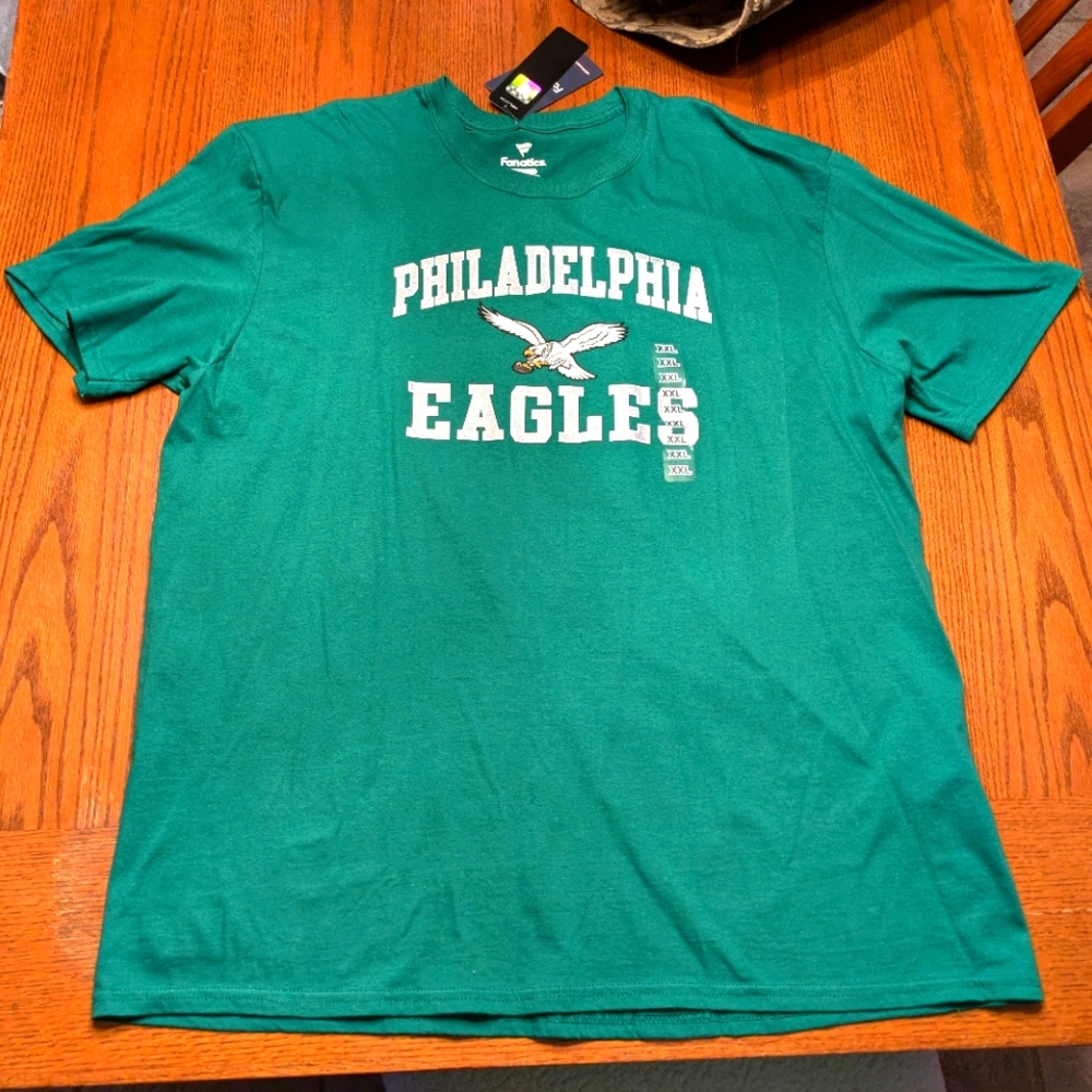 Philadelphia Eagles 2XL T-Shirt NEW 🔥 Kelly Green 🟢 Superbowl